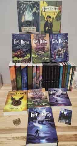 The book collection background