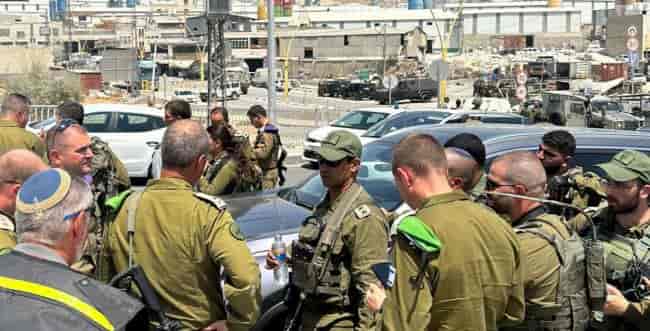 Photo: Yehuda Fox, IDF spokesman background