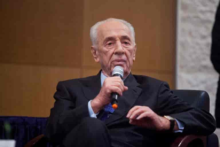 Suppose the PLO disappears, who will we talk to? Shimon Peres background