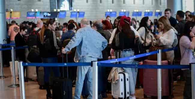 Ben Gurion Airport background