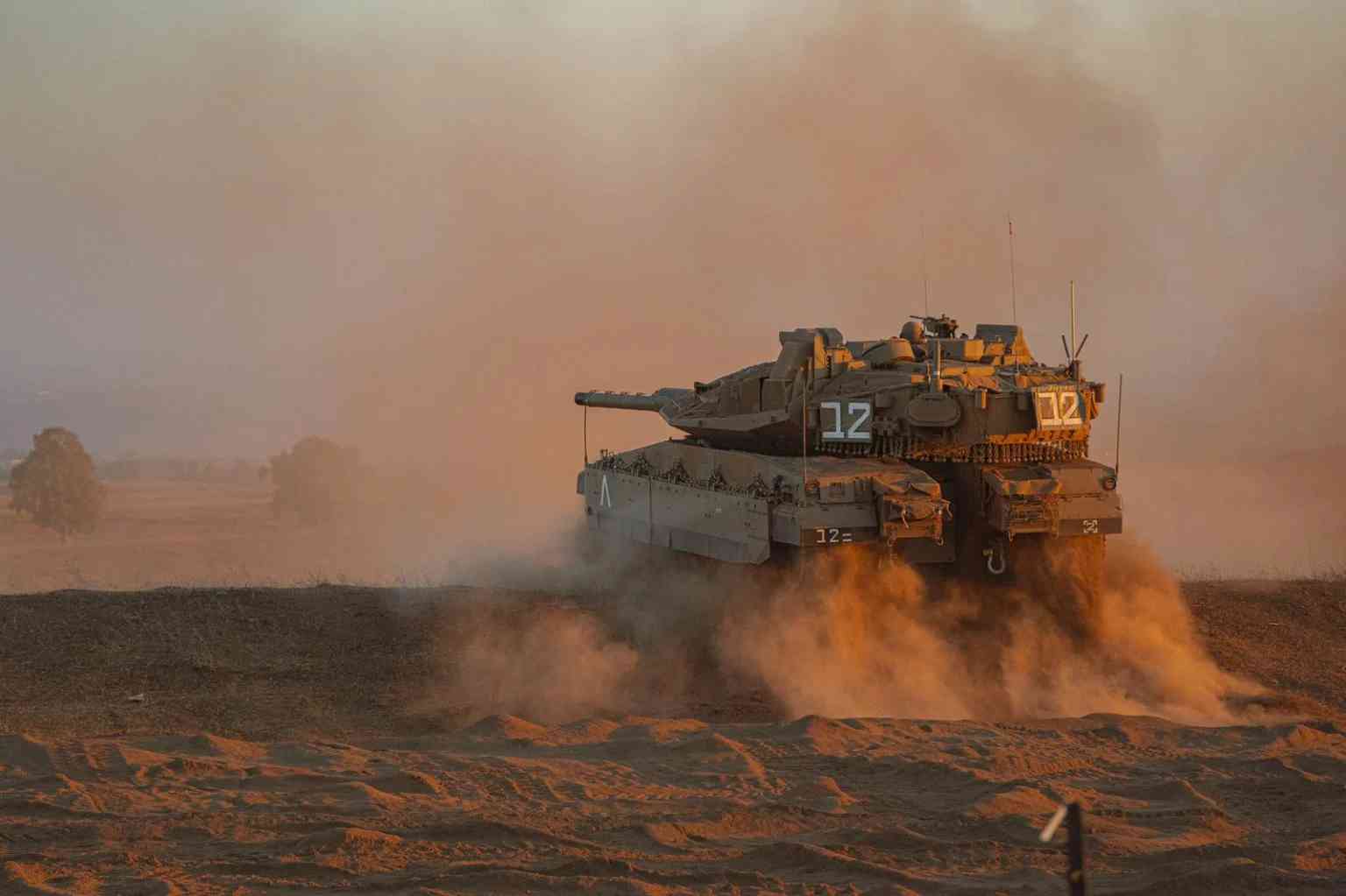 IDF tanks background