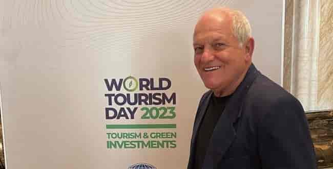 Minister of Tourism Haim Katz background