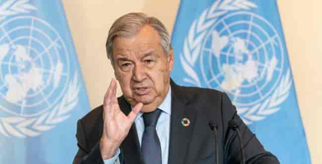 The Secretary General of the United Nations finds it difficult to point to the truth background