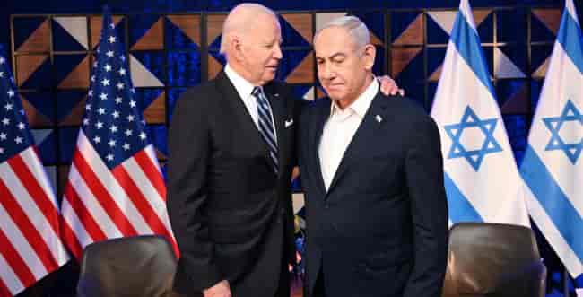Netanyahu and Biden background