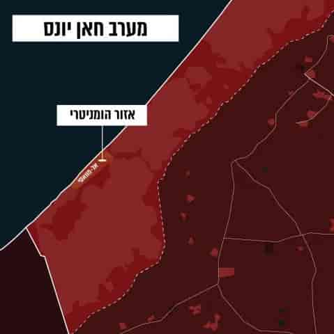 Gaza residents are asked to evacuate to the Gush Katif area background