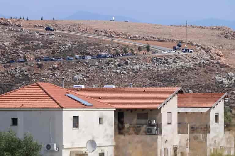 The northern border. background