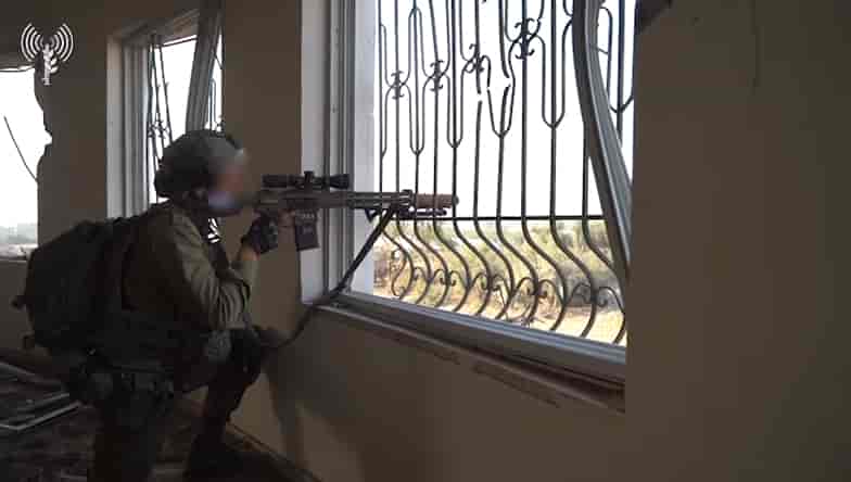 The ground operation in Gaza background