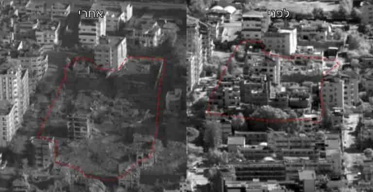 Before (right) and after (left). background