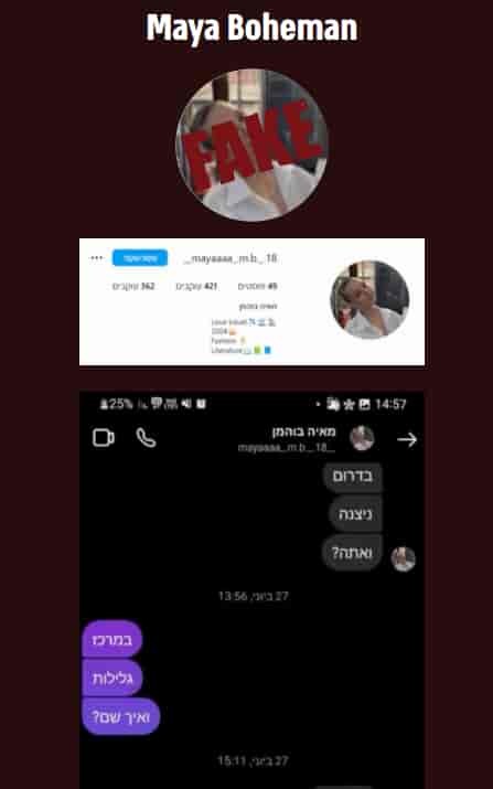 Fake profile background