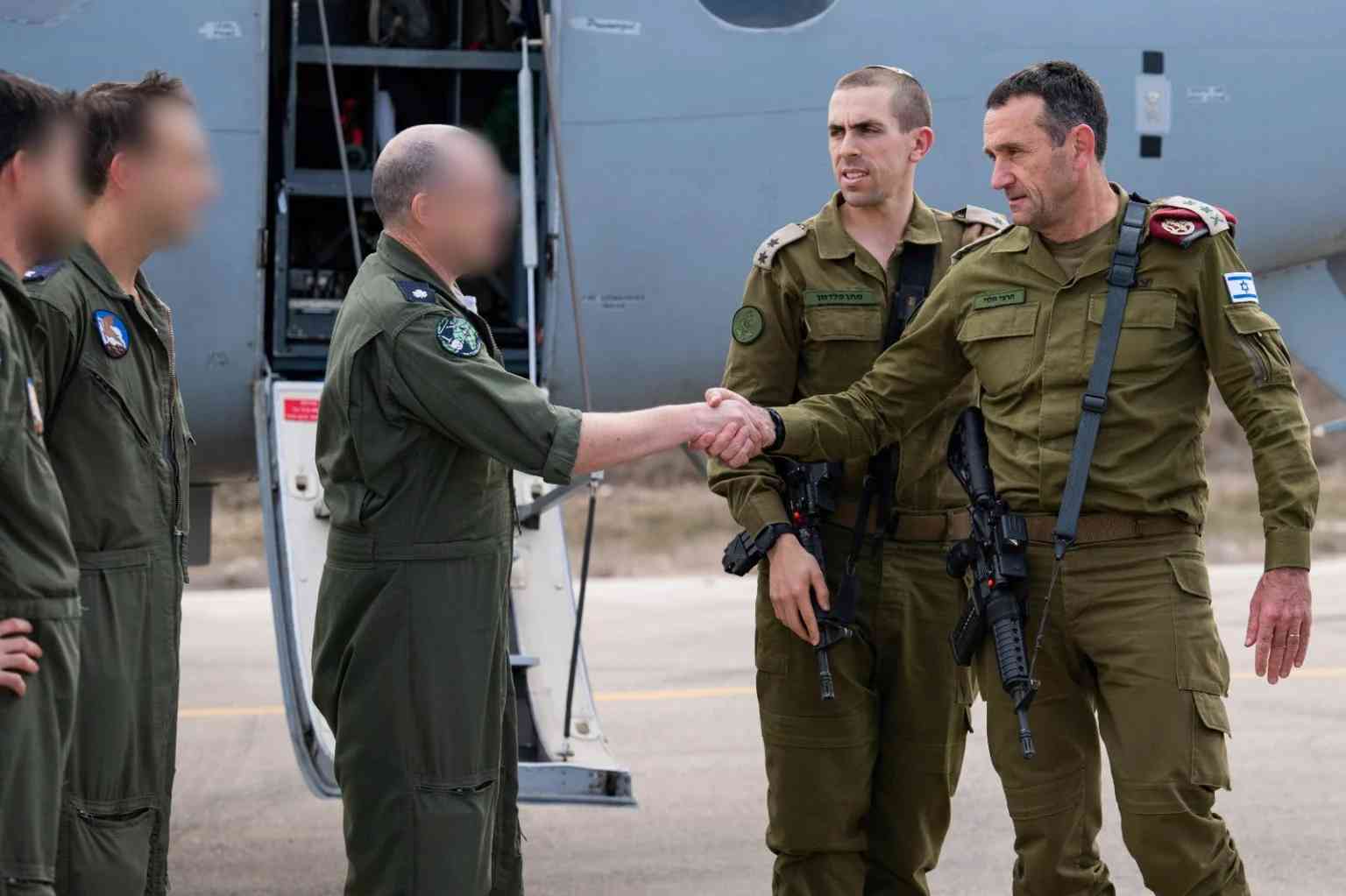 Herzi Halevi with the forces background