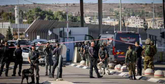 The scene of the attack background