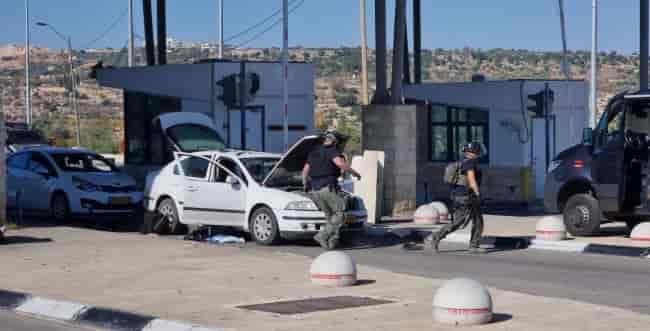 The scene of the attack background