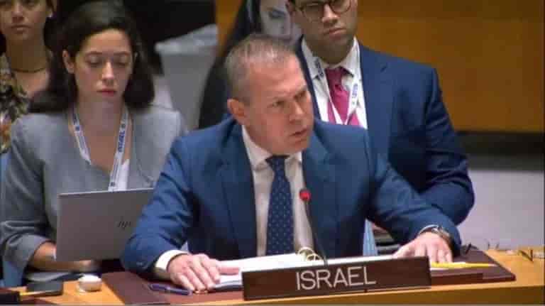 Erdan criticized the UN Secretary General background