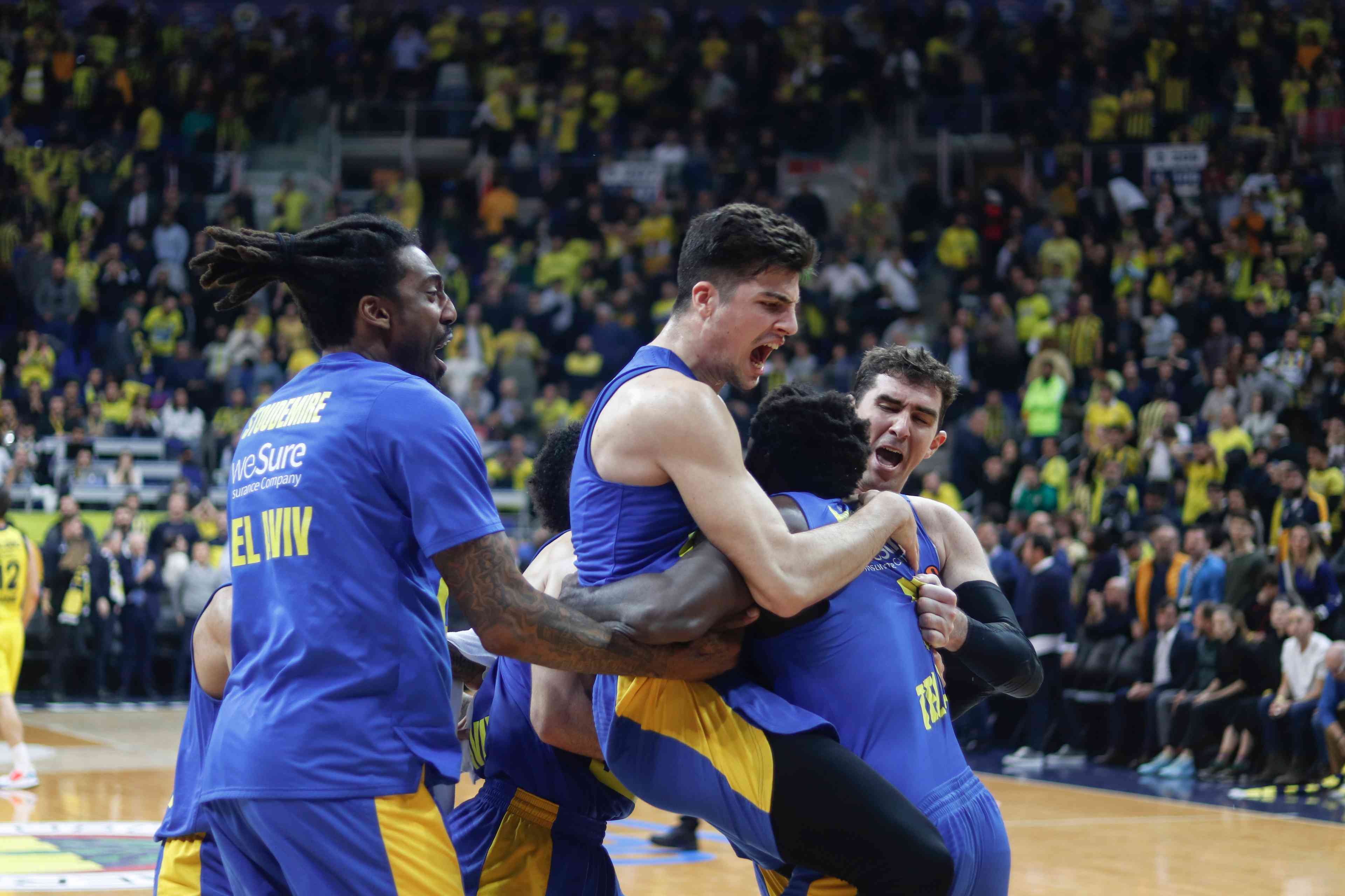 Avdija in Maccabi Tel-Aviv B.C background
