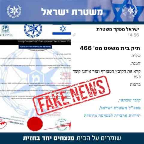 Police notice background