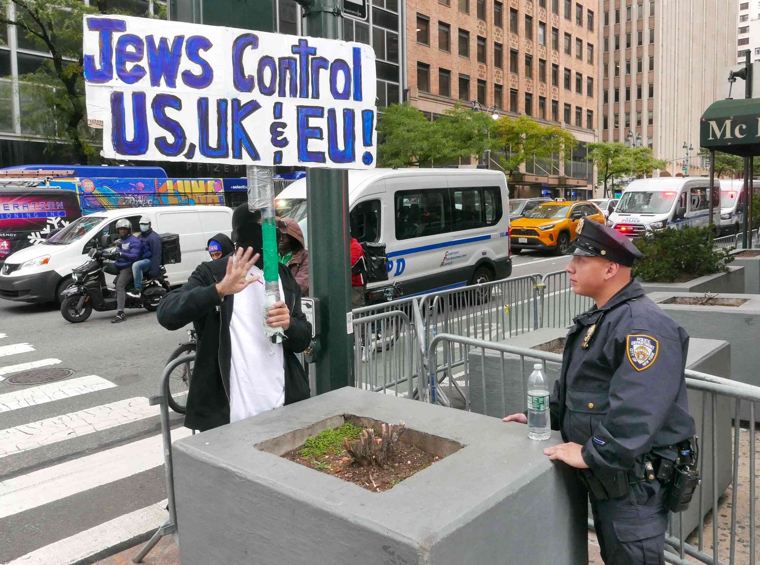 Belief in shadowy conspiracies about Jewish control of the world exist in the boardroom, too. background