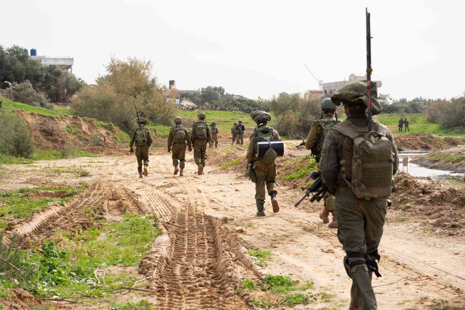 IDF soldiers, Gaza. background