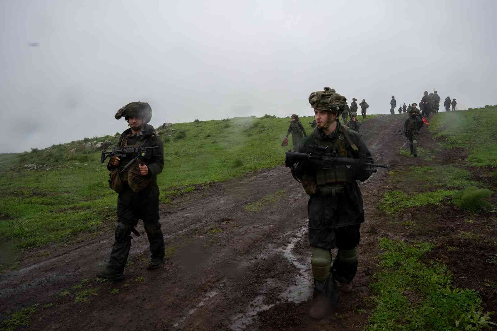 "Battalion exercises were conducted in the Northern Command in preparation for a possible conflict in the north." background