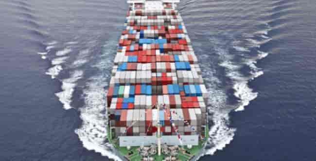 Cargo ship background
