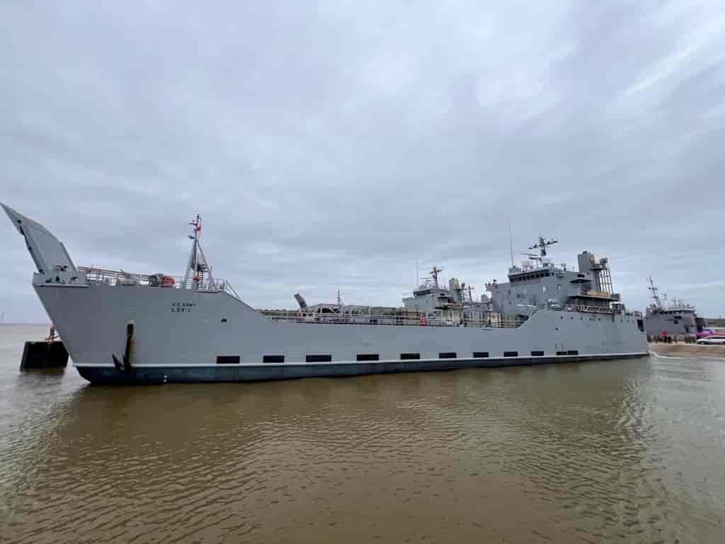 U.S. Army Vessel (USAV) General Frank S. Besson. background