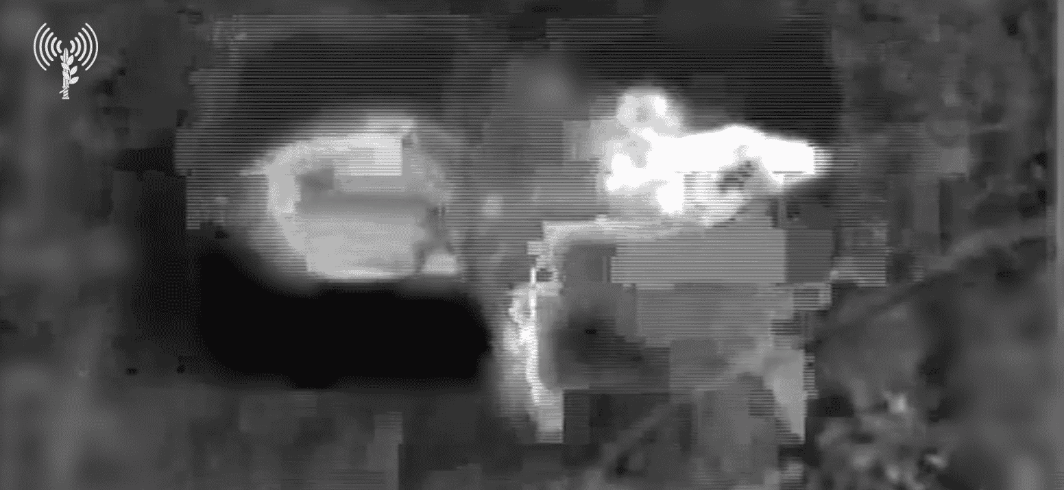 Striking Hezbollah targets. background
