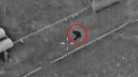 Eliminating terrorists from the air. background