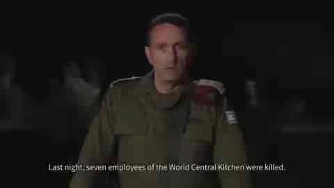 Punishing and reprimanding senior officers for the WCK incident. background