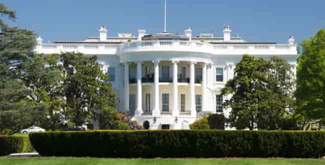 The White House background