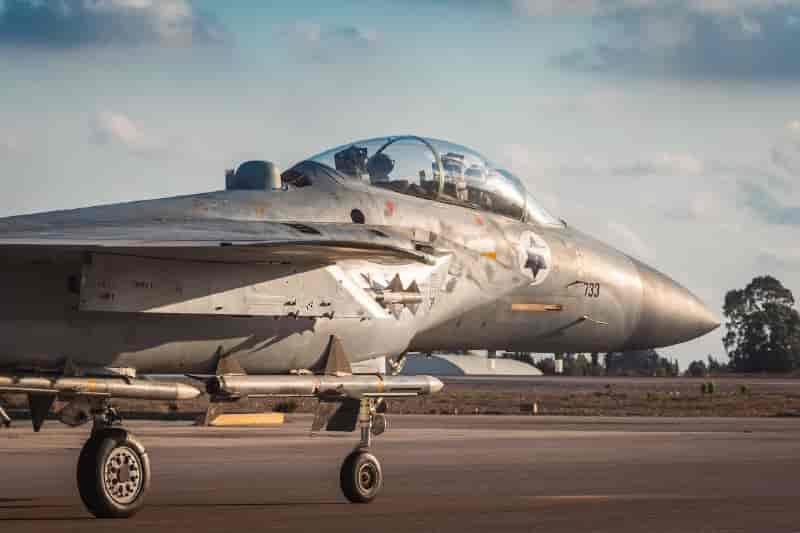 IDF aircraft. background