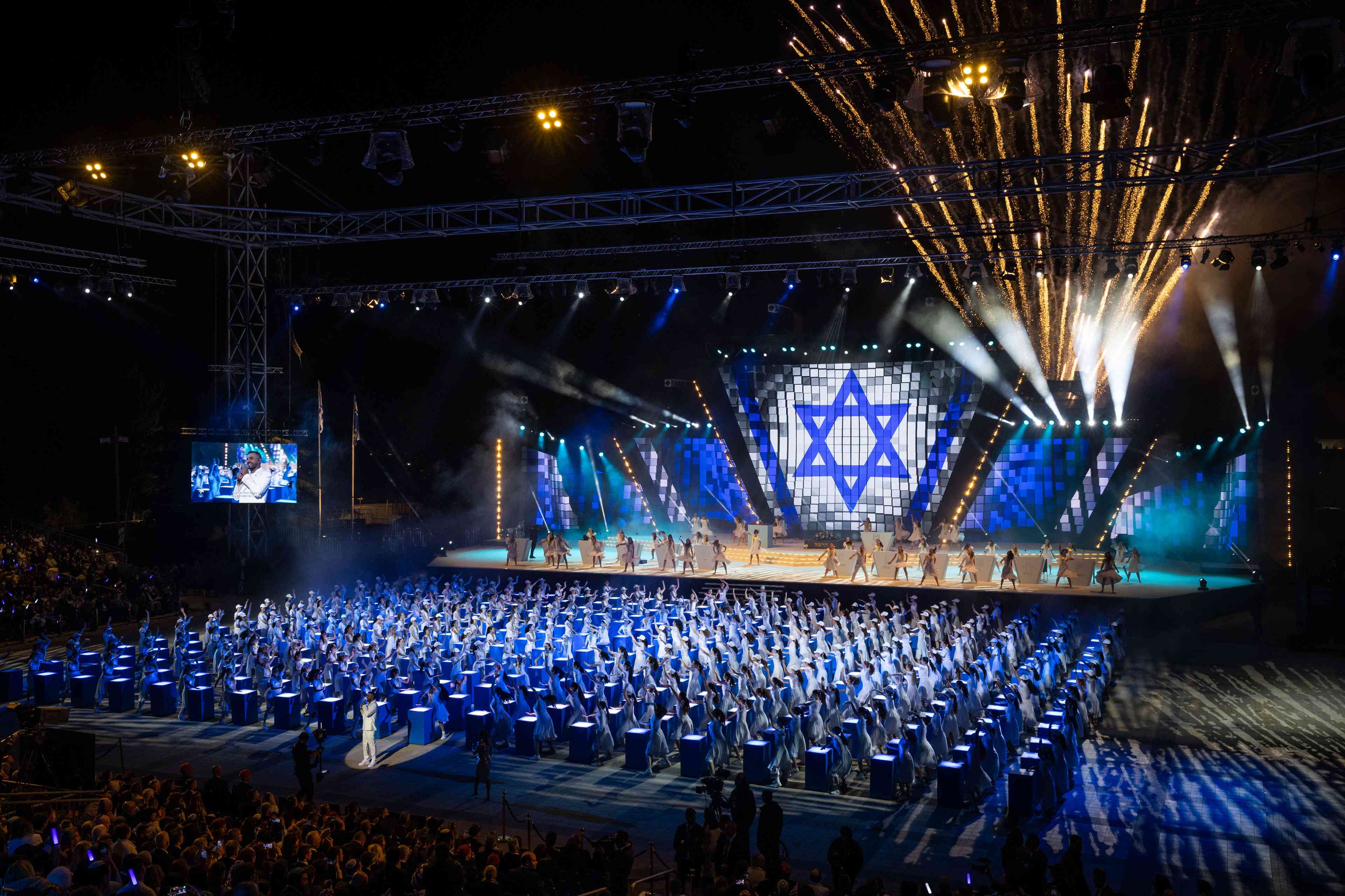 Independence Day ceremony, 2023. background