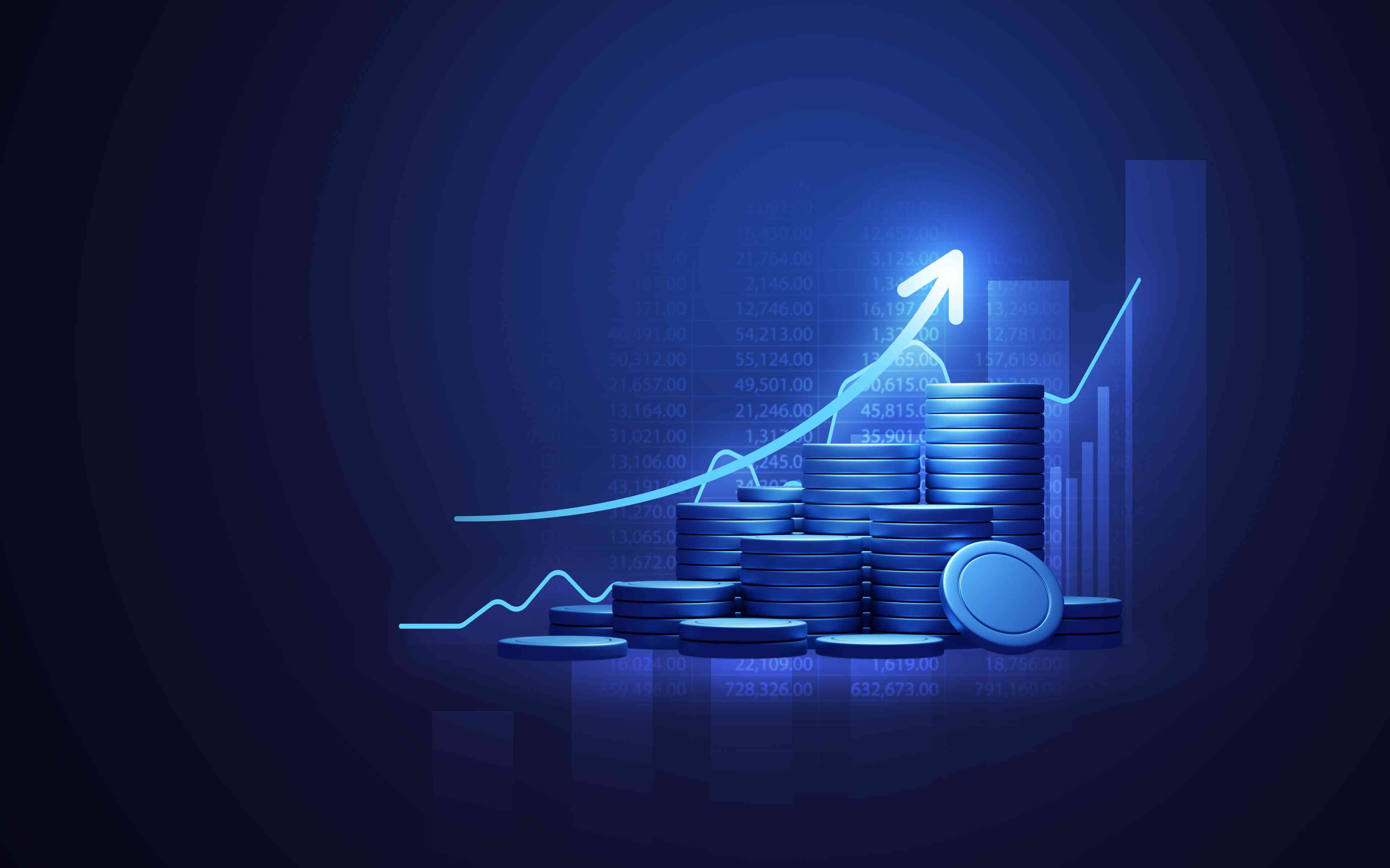 Markets. Illustration. background