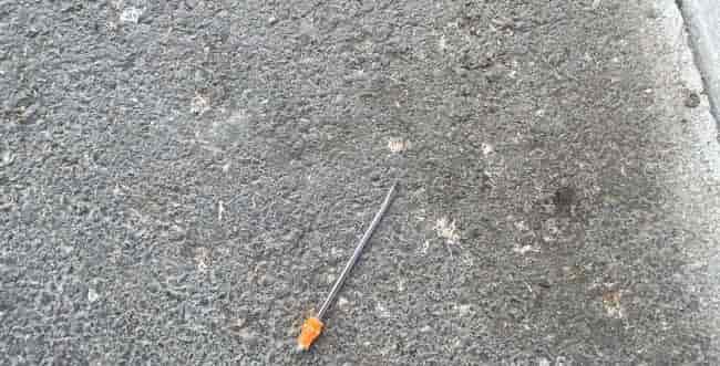 Suspected weapon of choice. background