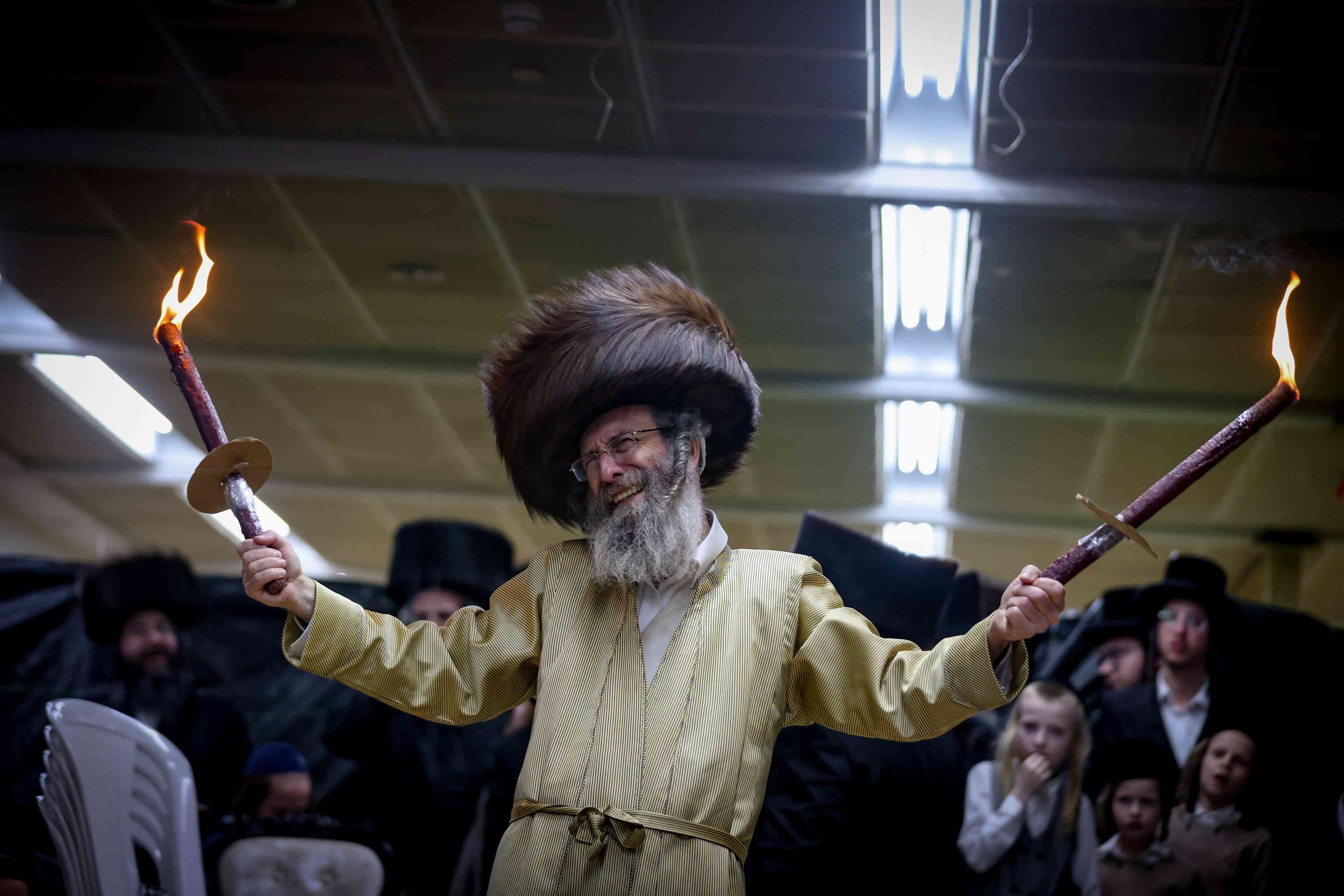 Threat of Hezbollah missiles means no celebrations like this now. background