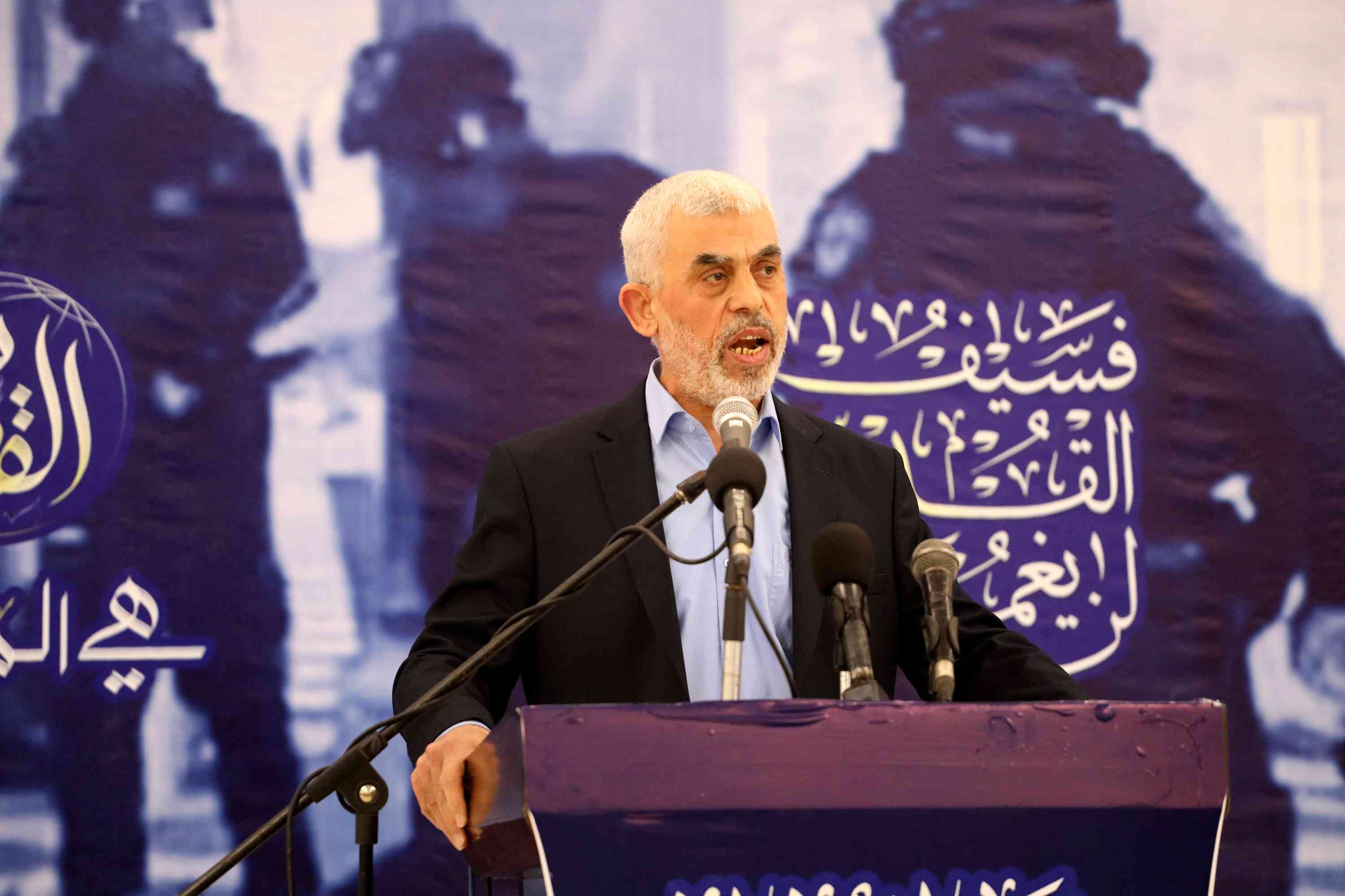 Yahya Sinwar. background