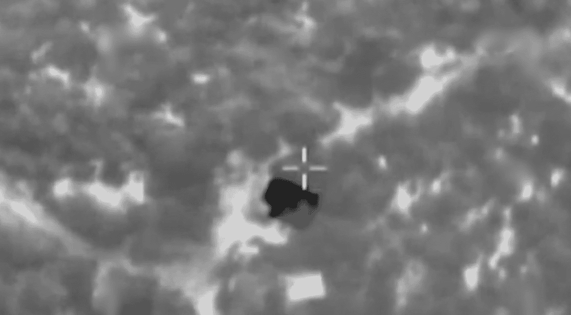 Striking Hezbollah rocket launchers. background