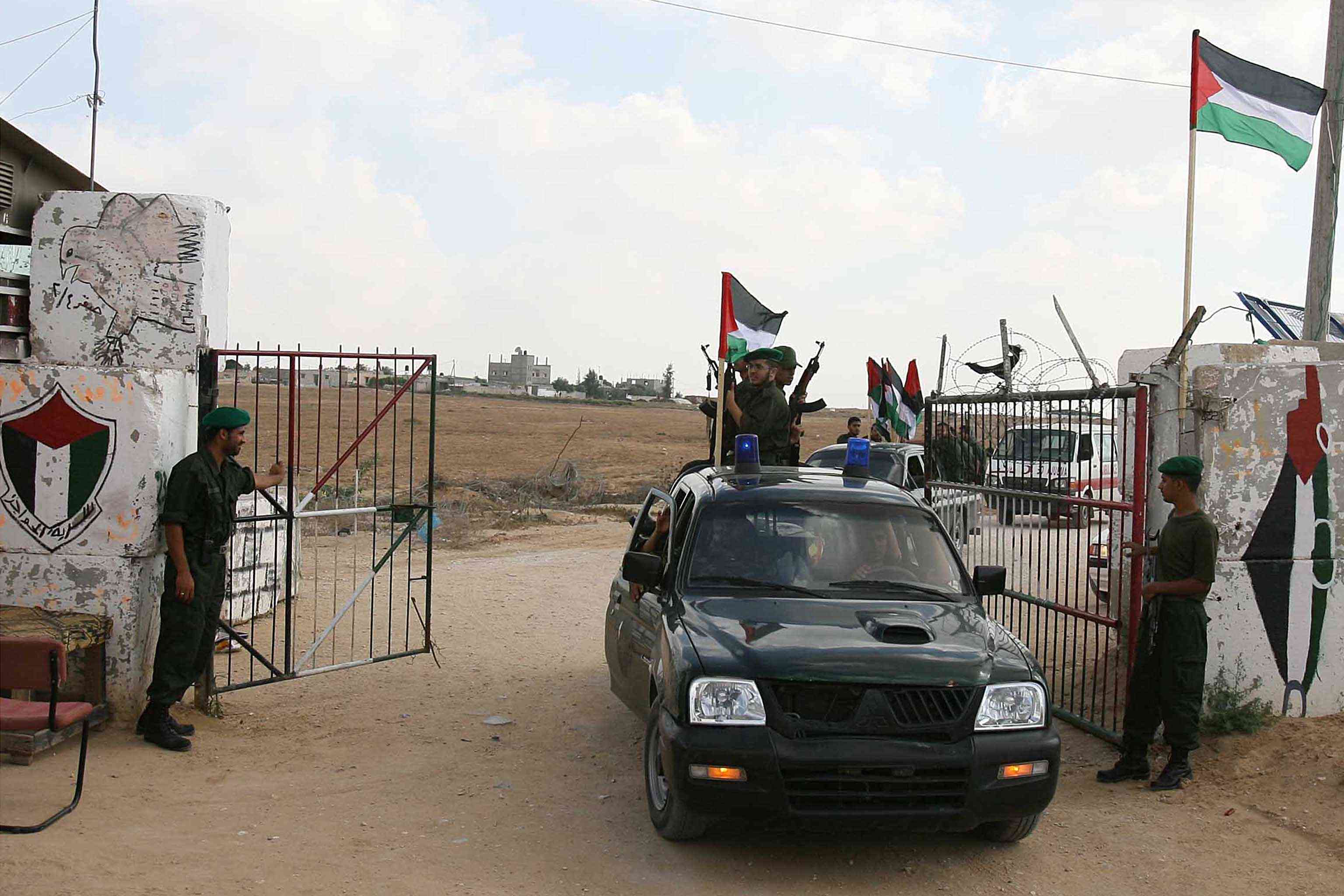 Philadelphi corridor, when Hamas took it over. background