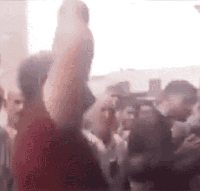 Gazans criticizing Hamas. background