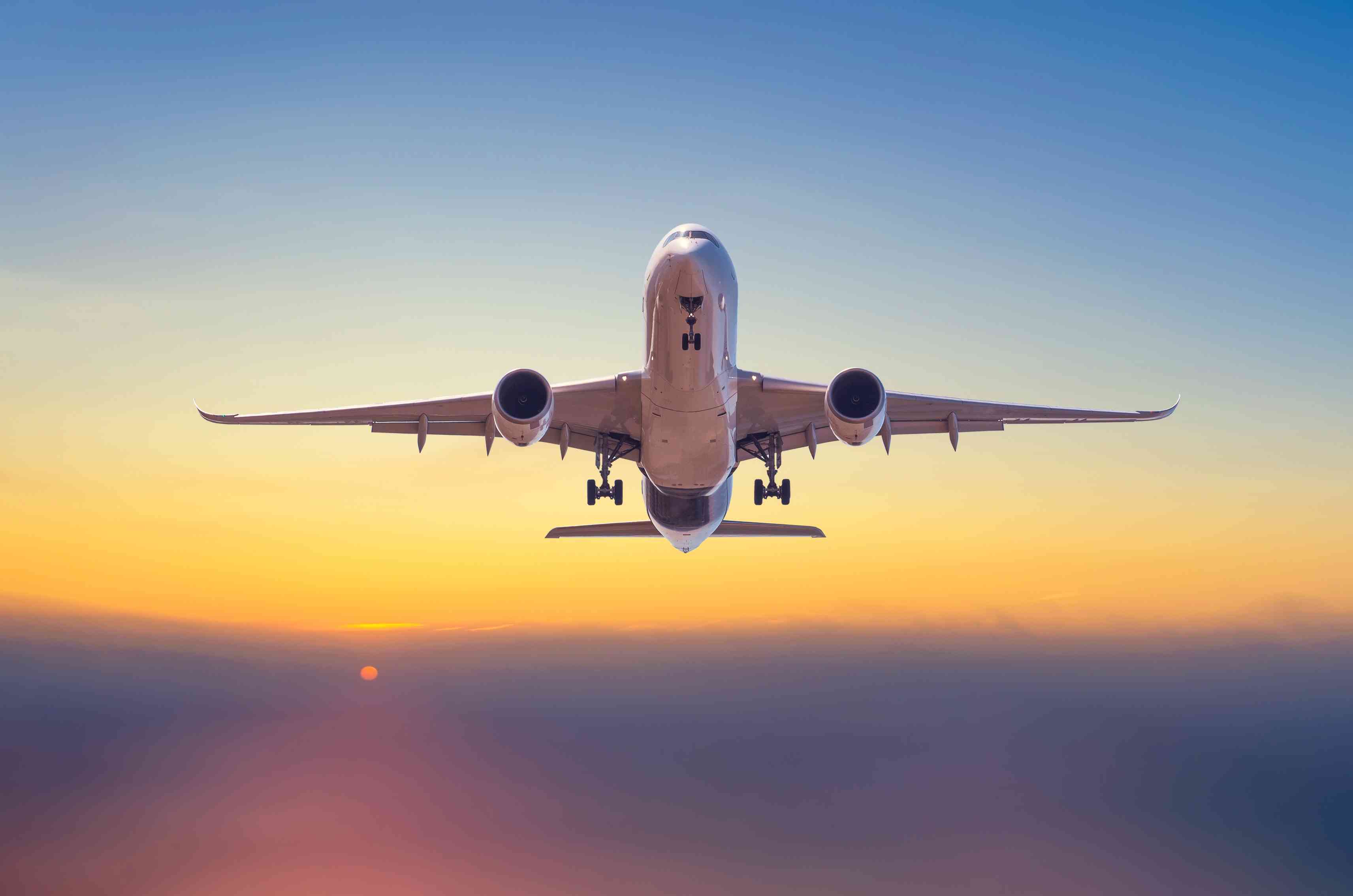 Plane. Illustration. background