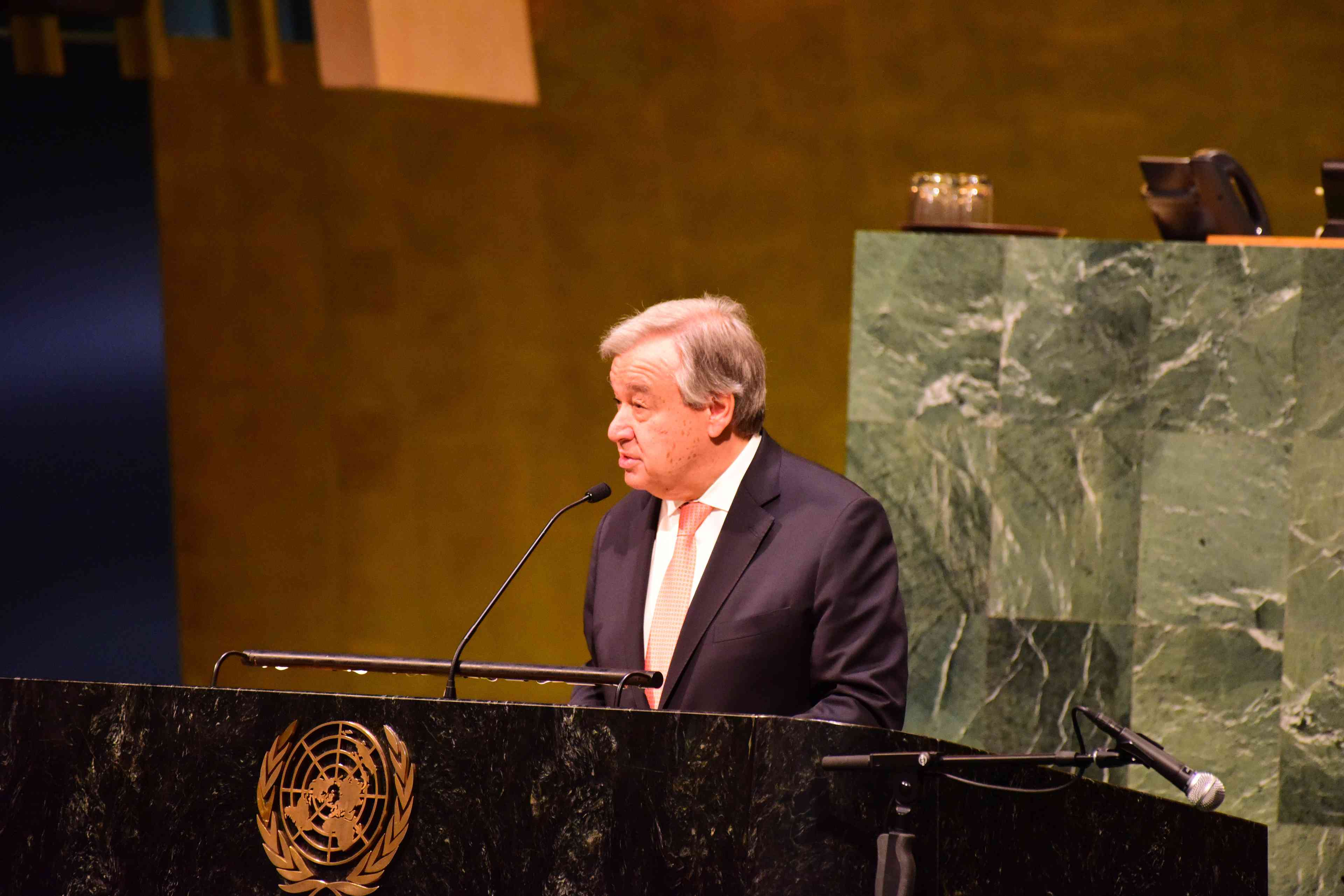 Secretary-General Antonio Gutteres background