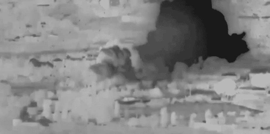 Striking Hezbollah targets. background