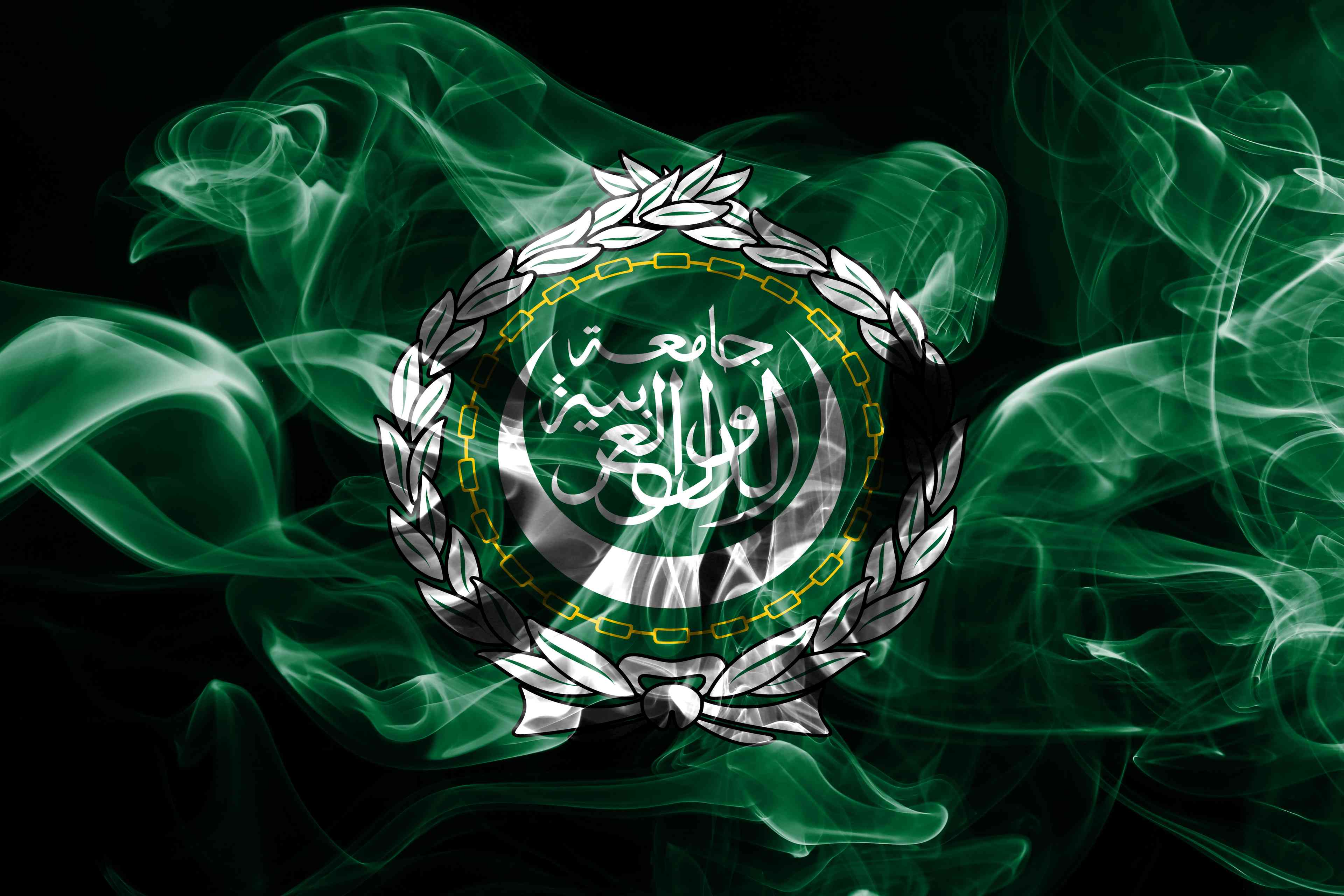 National flag of the Arab League background