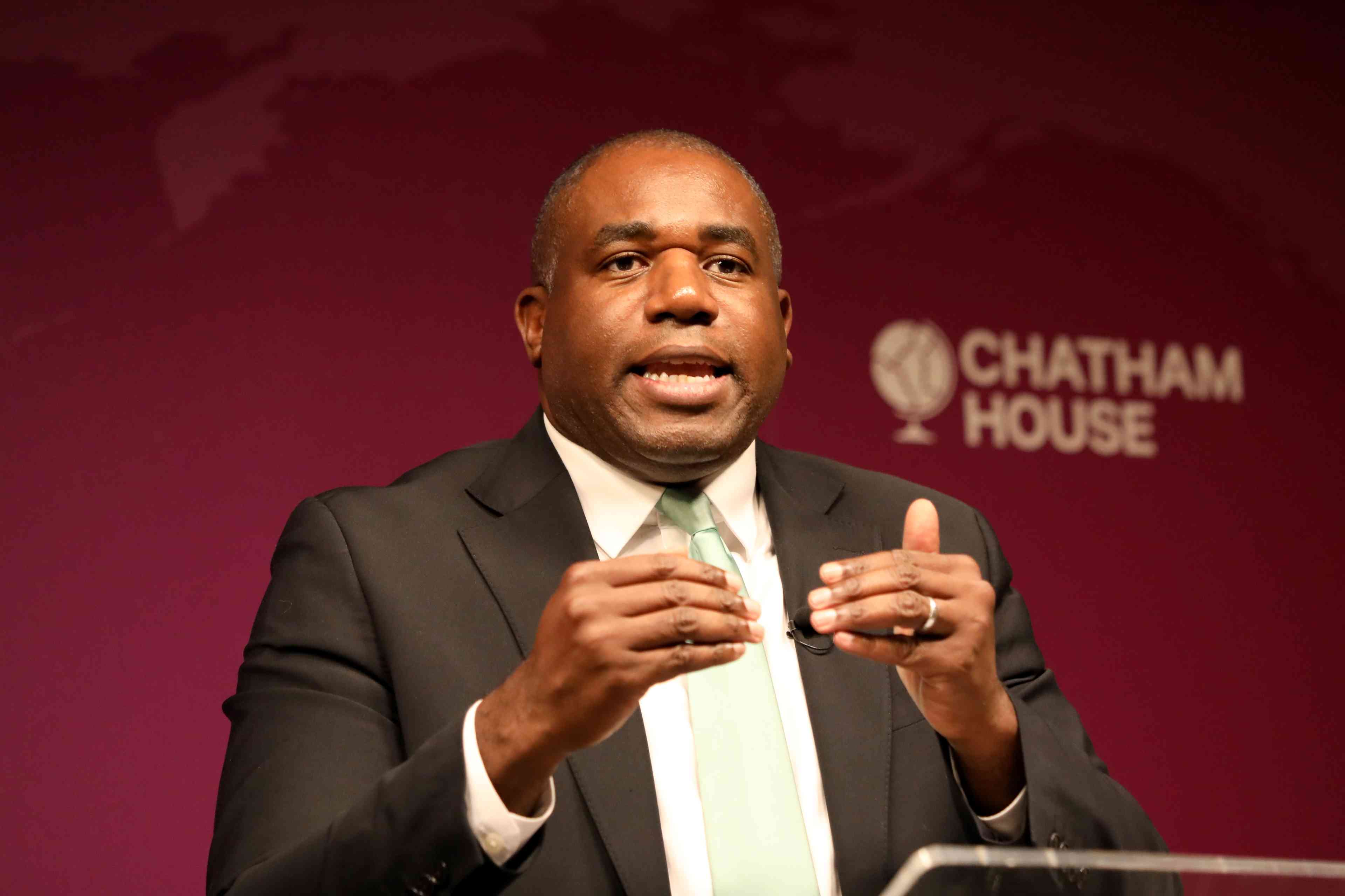 UK Foreign Secretary David Lammy background