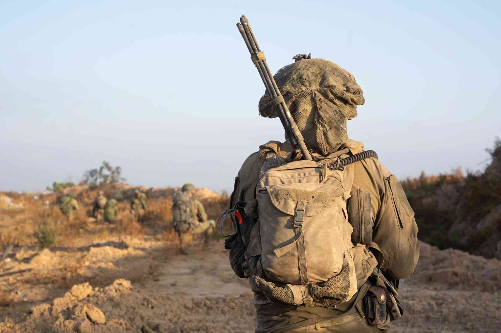 IDF activity in the Gaza Strip. background