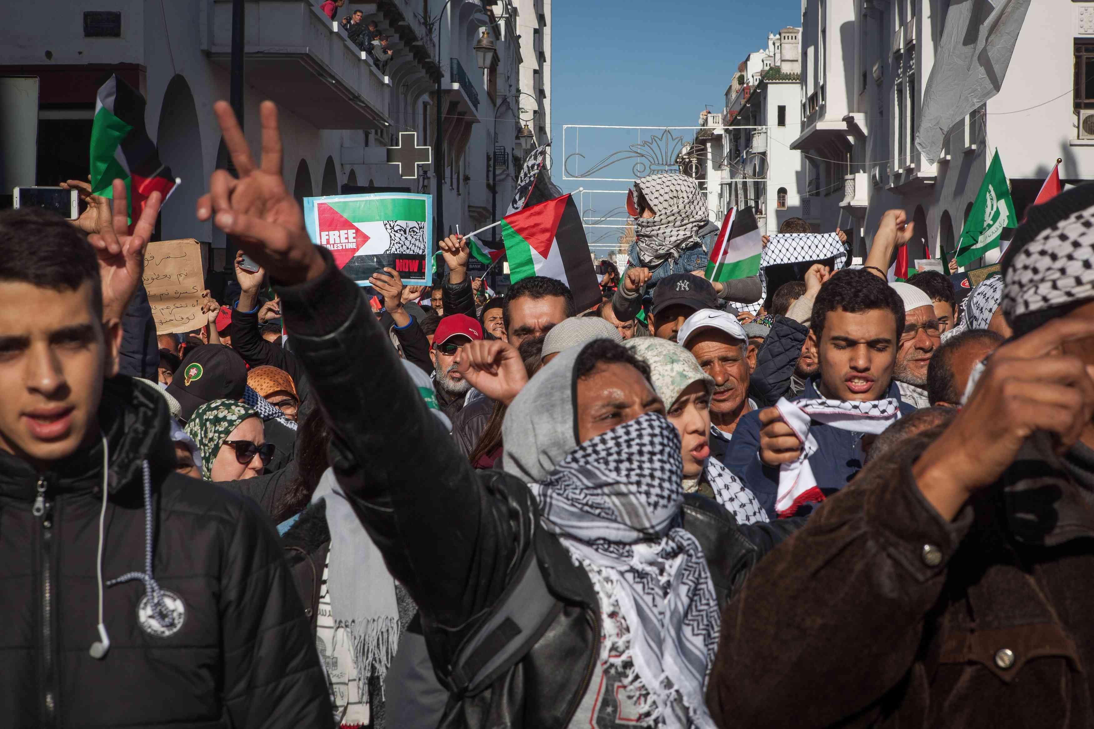 Moroccan protests background