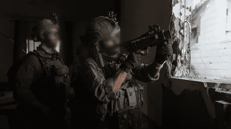 IDF operating in Gaza background