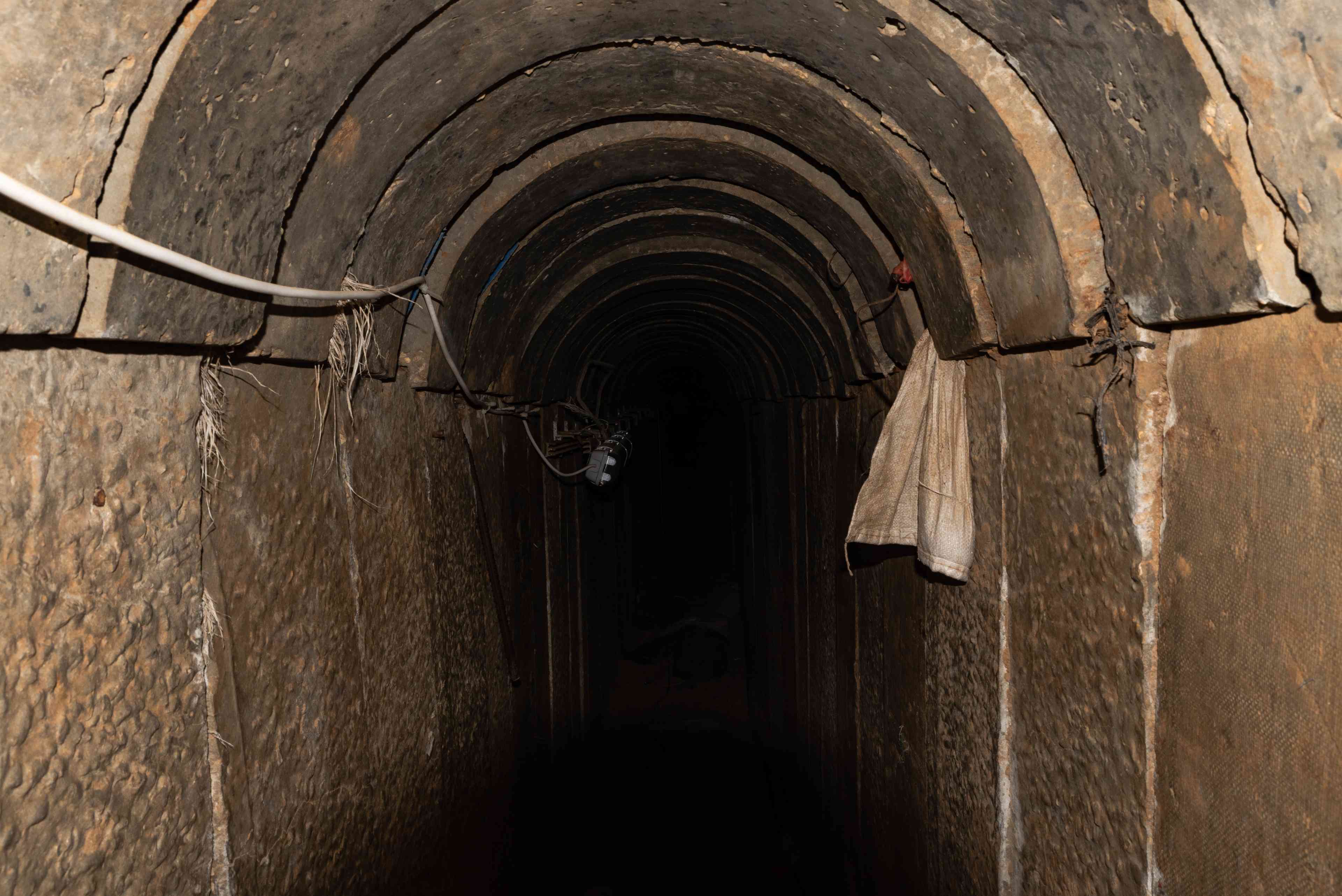Terror tunnel found in Gaza background