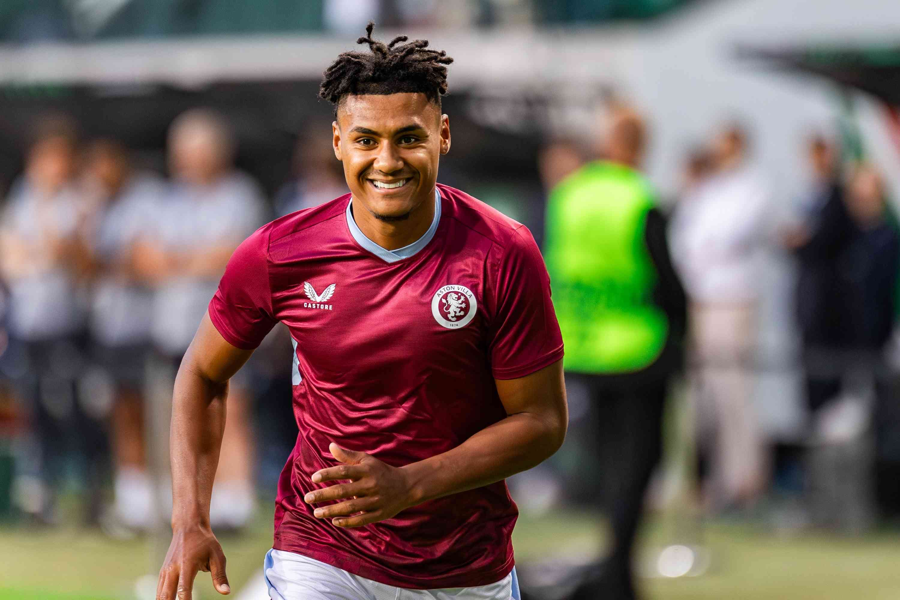 Ollie Watkins, whose last-minute goal clinched the semi-finals for England background