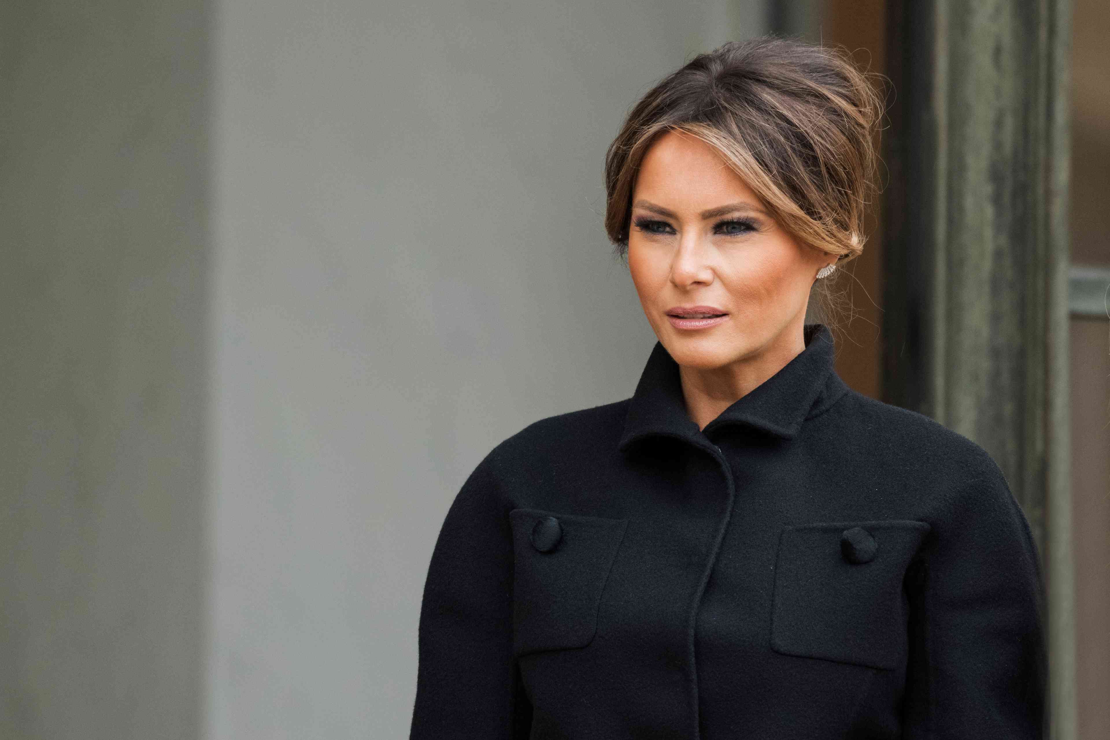 Melania Trump. background