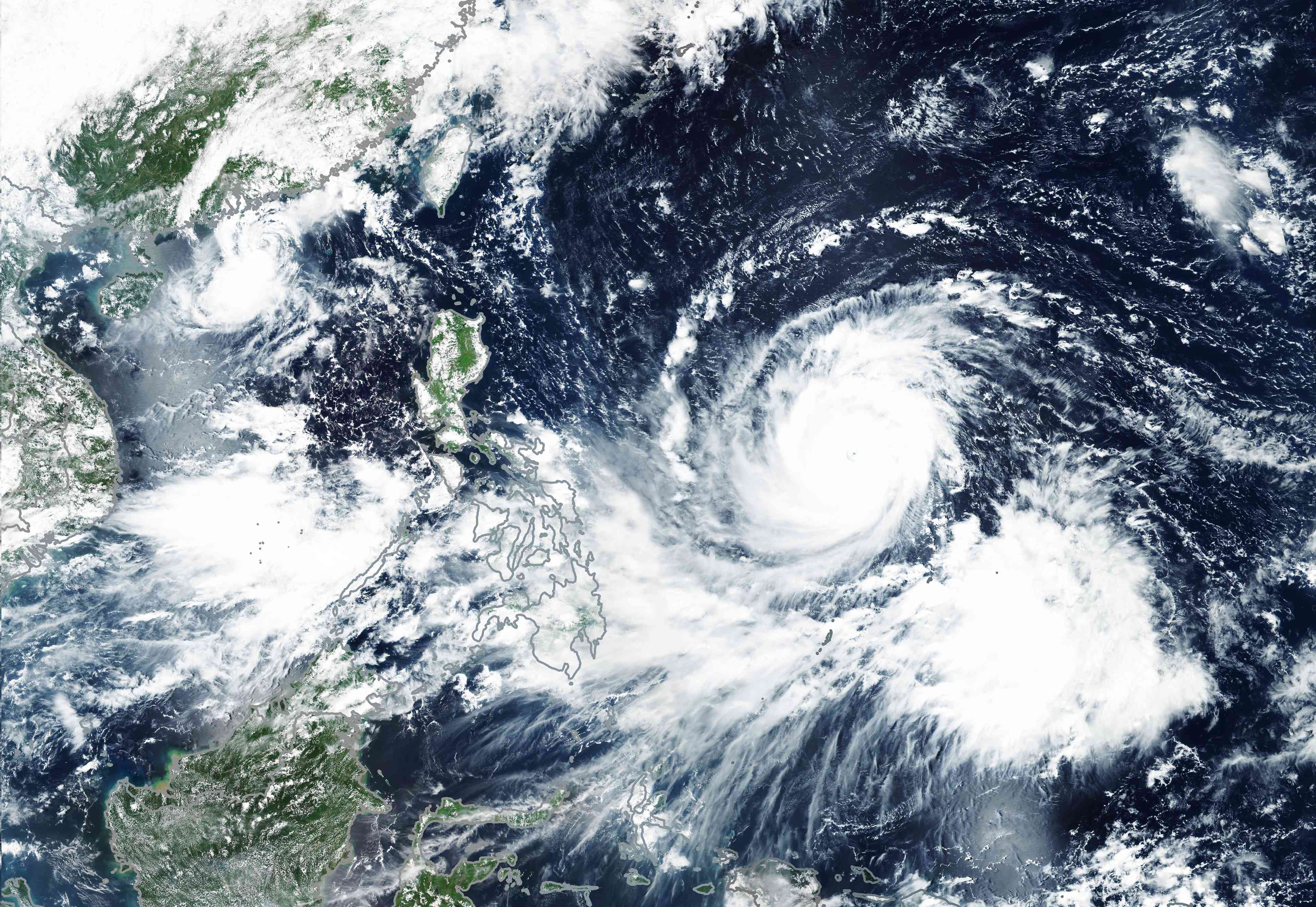 Super Typhoon Mangkhut background