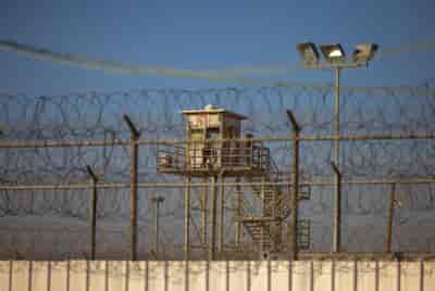 Israeli Detention Camp background